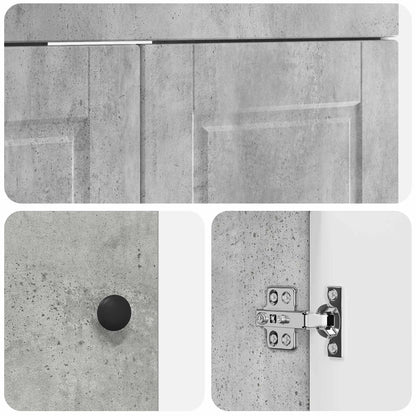 Bathroom Furniture Set Concrete Grey 78.5 x 37.5 x 81 cm
