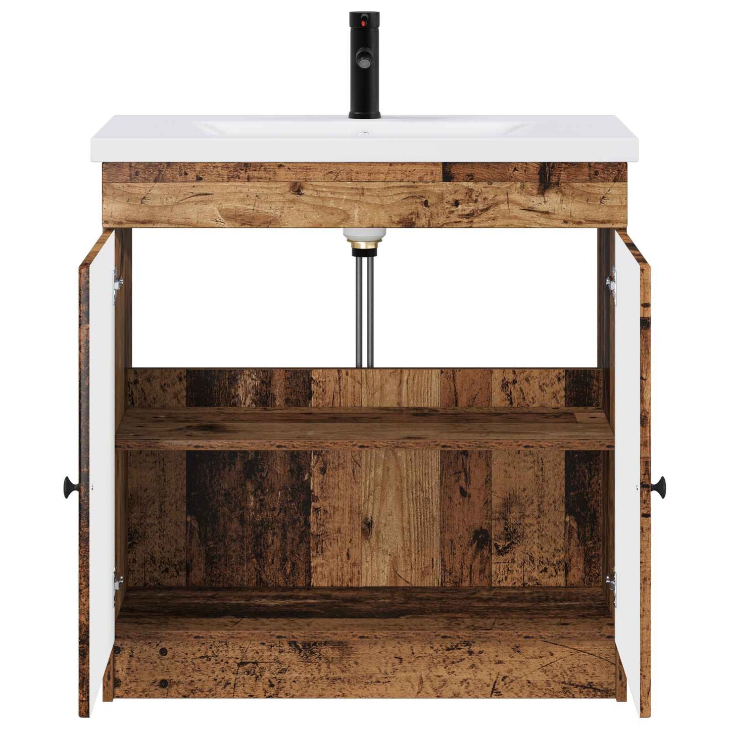 Bathroom Furniture Set Old Wood 78.5 x 37.5 x 81 cm