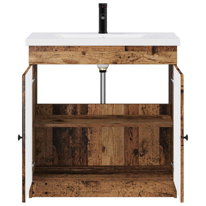 Bathroom Furniture Set Old Wood 78.5 x 37.5 x 81 cm
