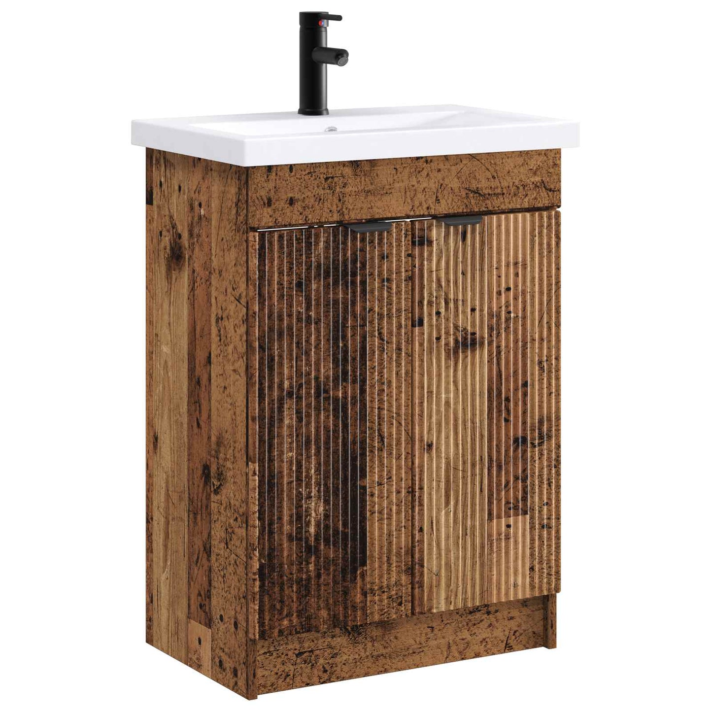 Bathroom Furniture Set Old Wood 56 x 37.5 x 81 cm