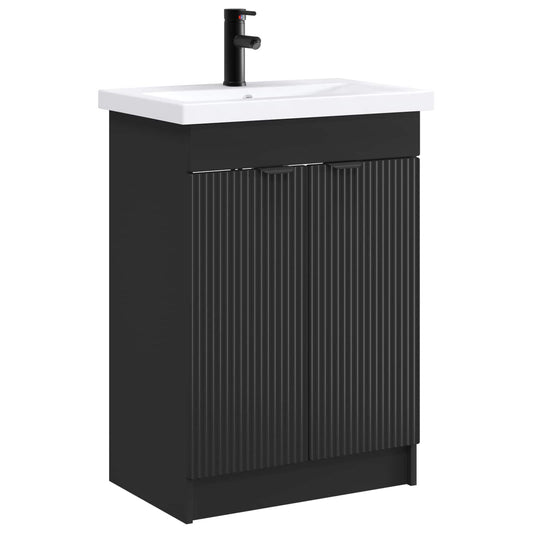 Bathroom Furniture Set Black 78.5 x 37.5 x 81 cm