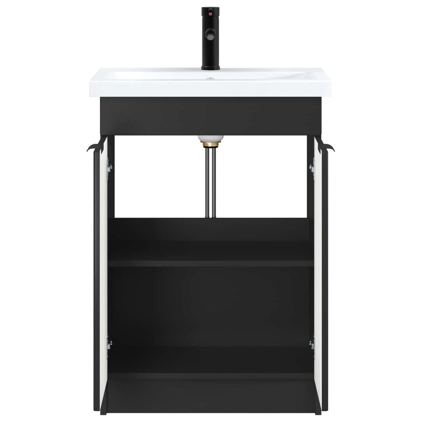 Bathroom Furniture Set Black 78.5 x 37.5 x 81 cm