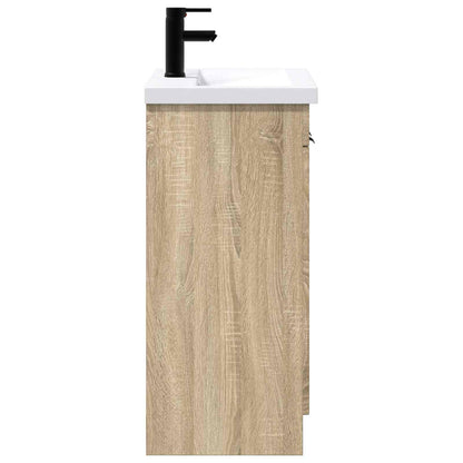 Bathroom Furniture Set Sonoma Oak 78.5 x 37.5 x 81 cm