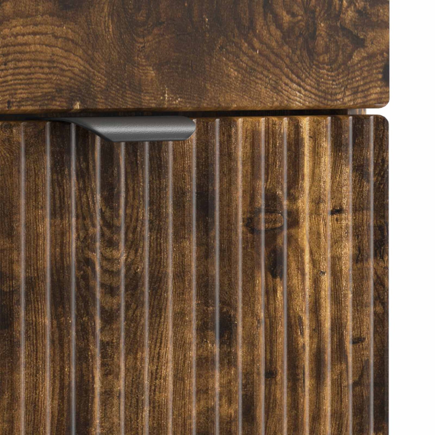 Bathroom Furniture Set Smoked Oak 78.5 x 37.5 x 81 cm
