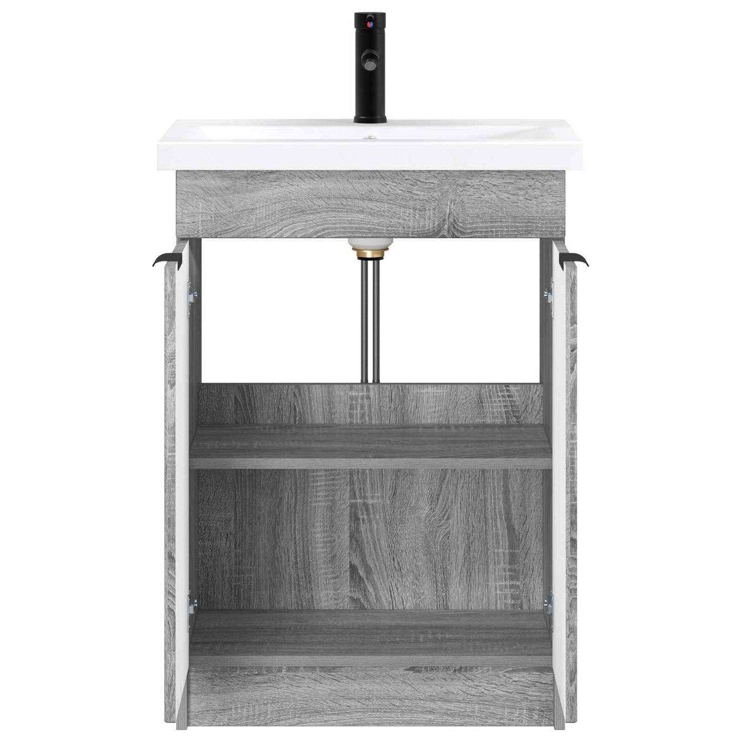 Bathroom Furniture Set Grey Sonoma 78.5 x 37.5 x 81 cm