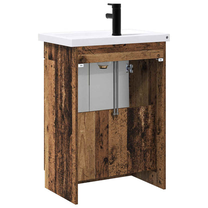 Bathroom Furniture Set Old Wood 78.5 x 37.5 x 81 cm
