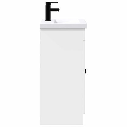 Bathroom Furniture Set White 56 x 37.5 x 81 cm Engineered Wood