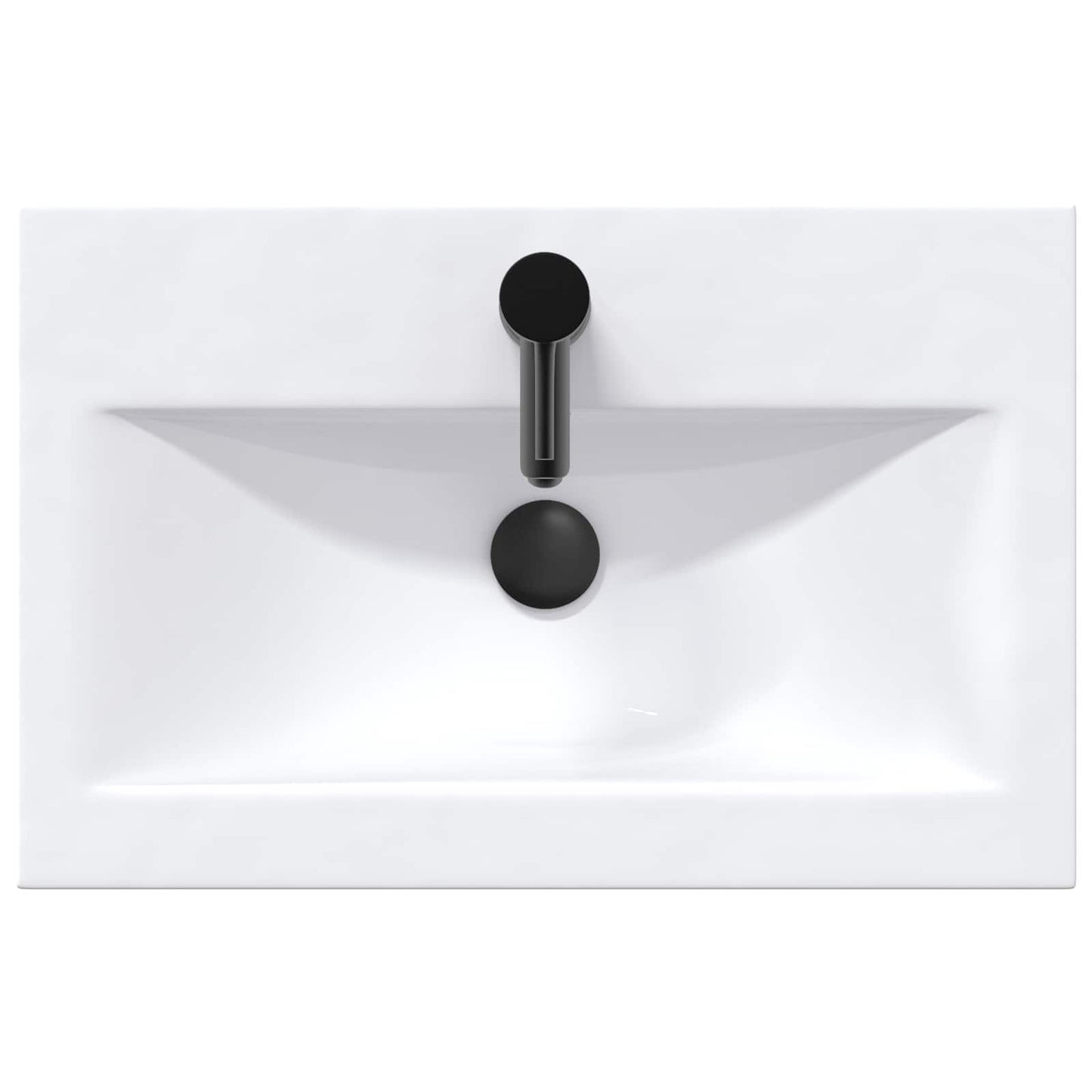 Bathroom Furniture Set Black 56 x 37.5 x 81 cm Engineered Wood
