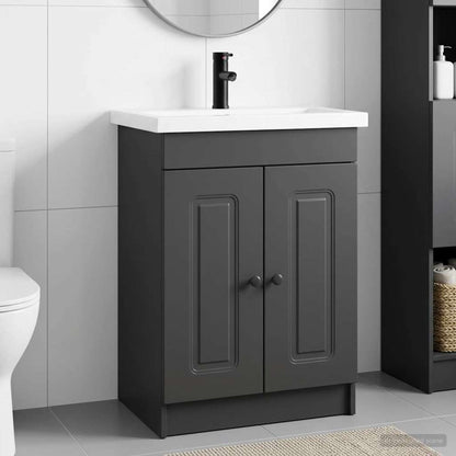 Bathroom Furniture Set Black 78.5 x 37.5 x 81 cm