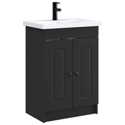 Bathroom Furniture Set Black 78.5 x 37.5 x 81 cm