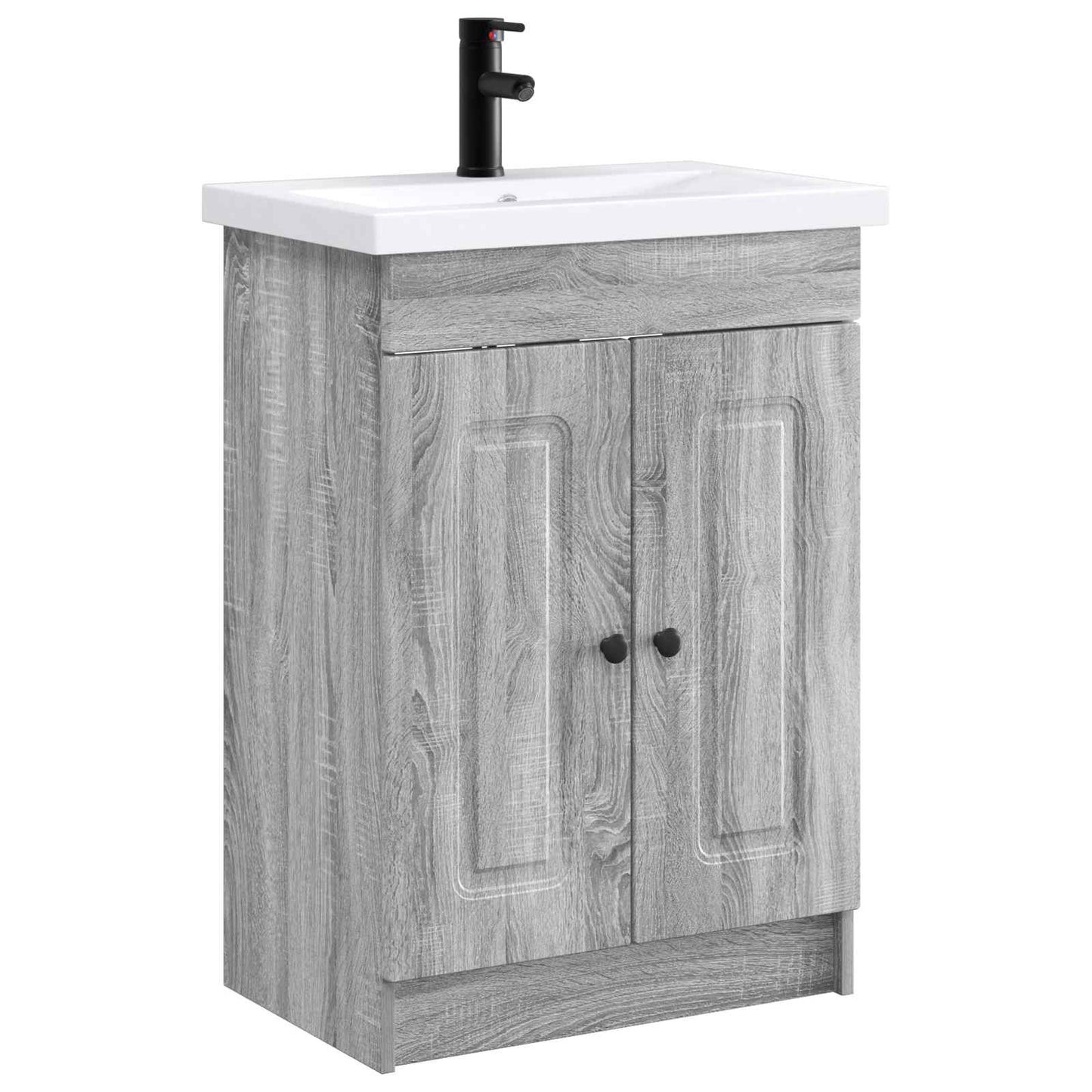 Bathroom Furniture Set Grey Sonoma 78.5 x 37.5 x 81 cm