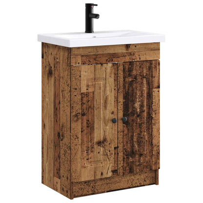 Bathroom Furniture Set Old Wood 78.5 x 37.5 x 81 cm