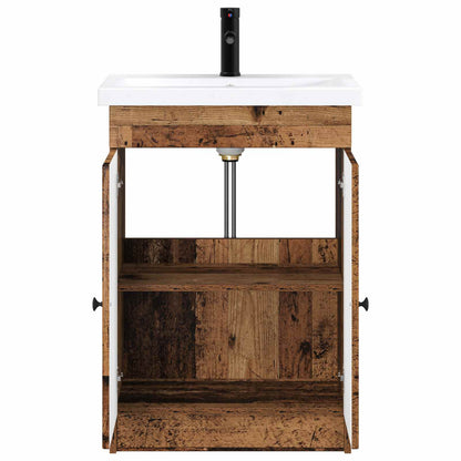 Bathroom Furniture Set Old Wood 78.5 x 37.5 x 81 cm