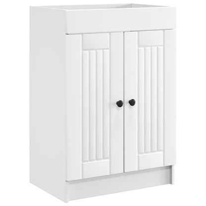 Bathroom Furniture Set White 56 x 37.5 x 81 cm Engineered Wood
