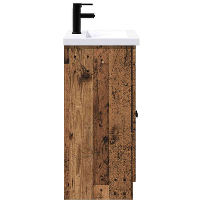 Bathroom Furniture Set Old Wood 56 x 37.5 x 81 cm