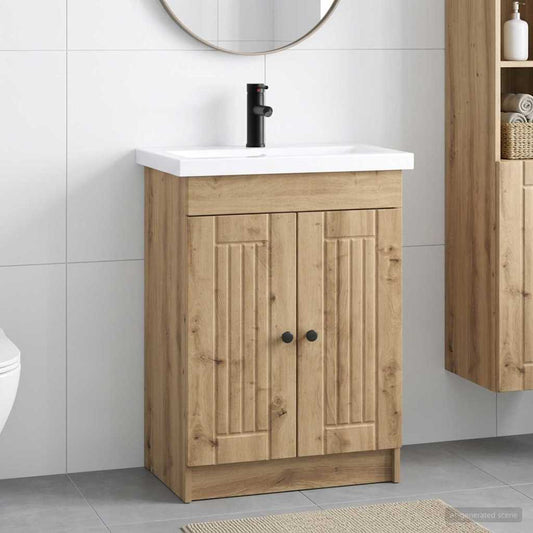 Bathroom Furniture Set Artisan Oak 56 x 37.5 x 81 cm