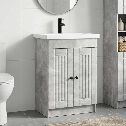 Bathroom Furniture Set Concrete Grey 78.5 x 37.5 x 81 cm