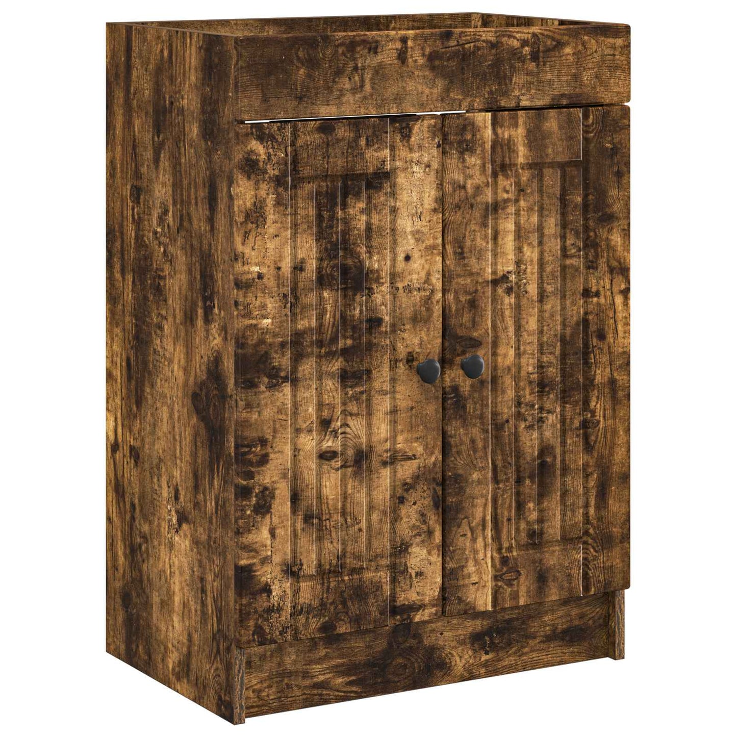 Bathroom Furniture Set Smoked Oak 78.5 x 37.5 x 81 cm