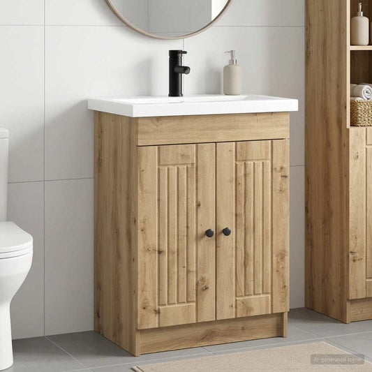 Bathroom Furniture Set Artisan Oak 78.5 x 37.5 x 81 cm