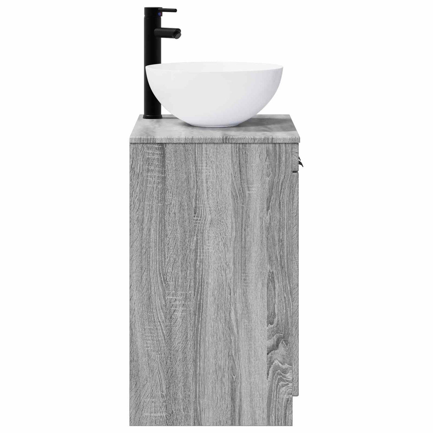 Bathroom Furniture Set Grey Sonoma Engineered Wood