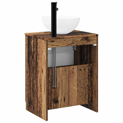 Bathroom Furniture Set Old Wood Engineered Wood