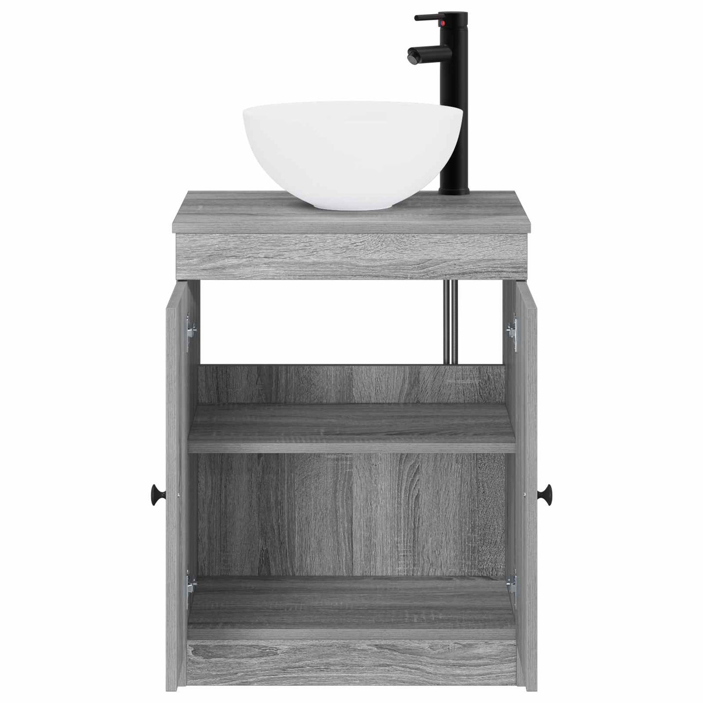 Bathroom Furniture Set Grey Sonoma Engineered Wood