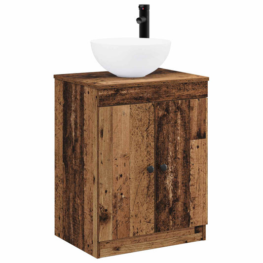 Bathroom Furniture Set Old Wood Engineered Wood