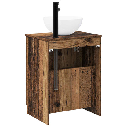 Bathroom Furniture Set Old Wood Engineered Wood