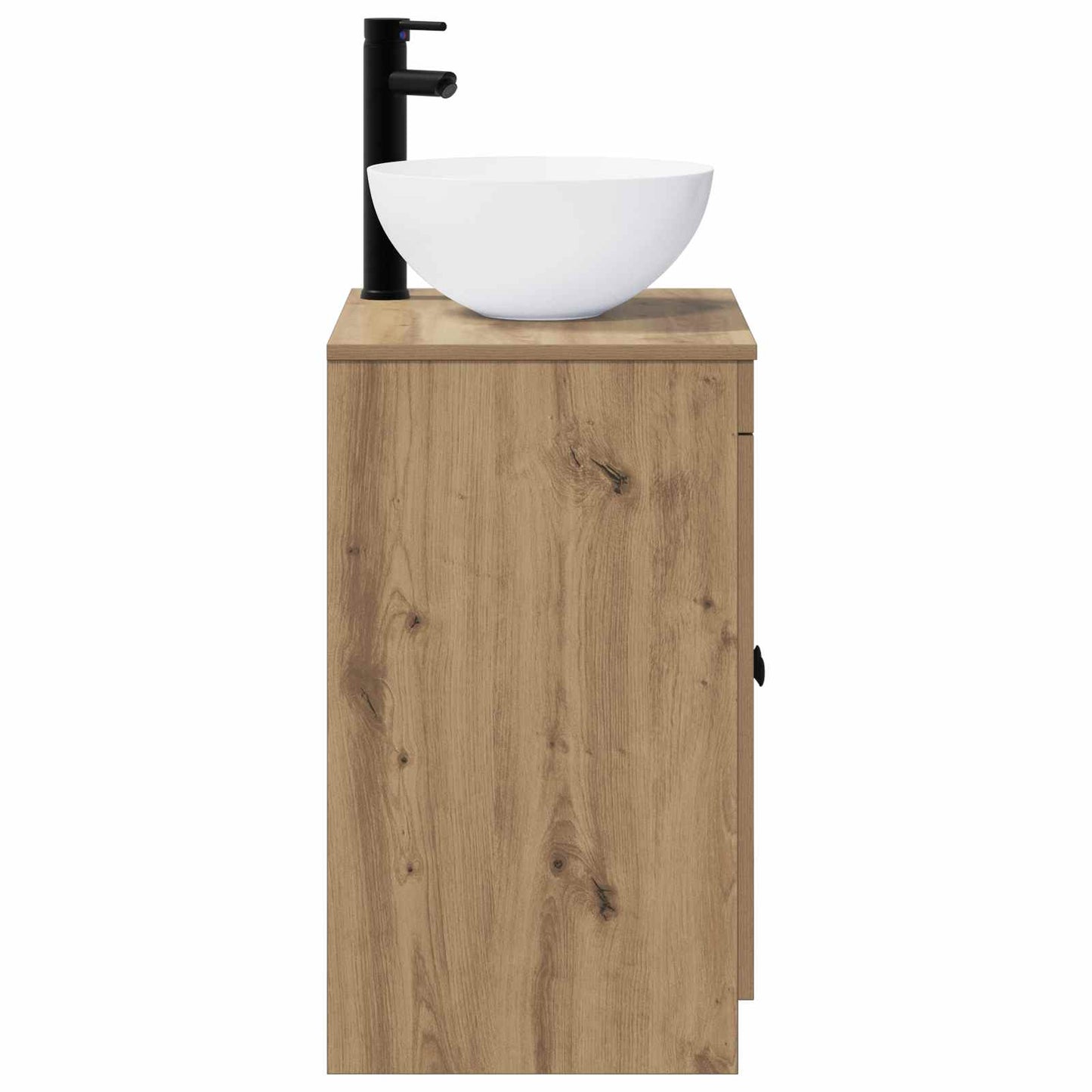 Bathroom Furniture Set Artisan Oak Engineered Wood