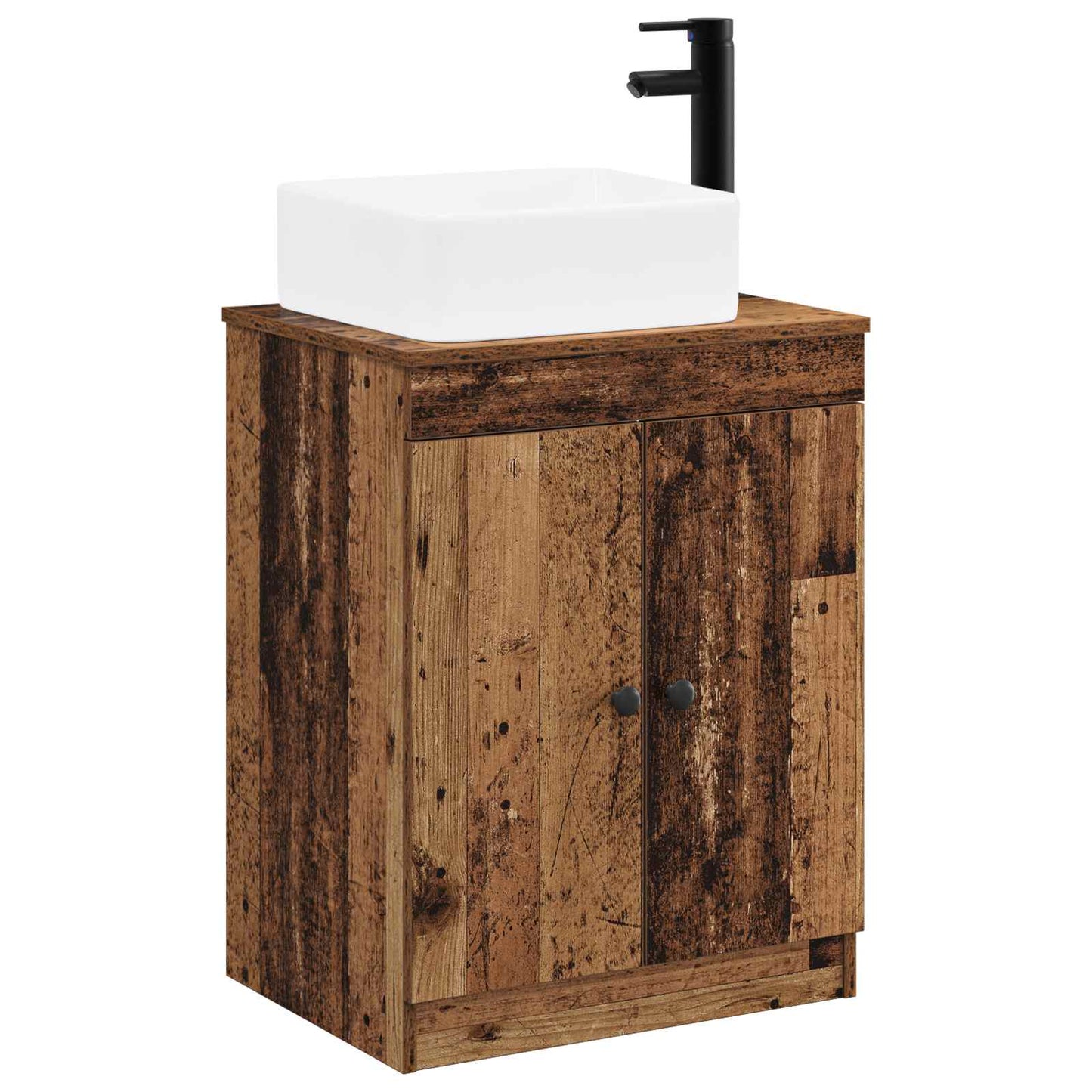 Bathroom Furniture Set Old Wood Engineered Wood