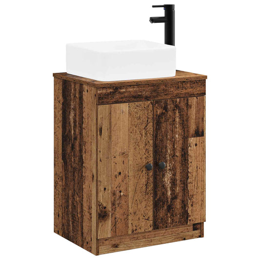 Bathroom Furniture Set Old Wood Engineered Wood
