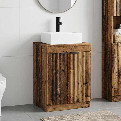 Bathroom Furniture Set Old Wood Engineered Wood