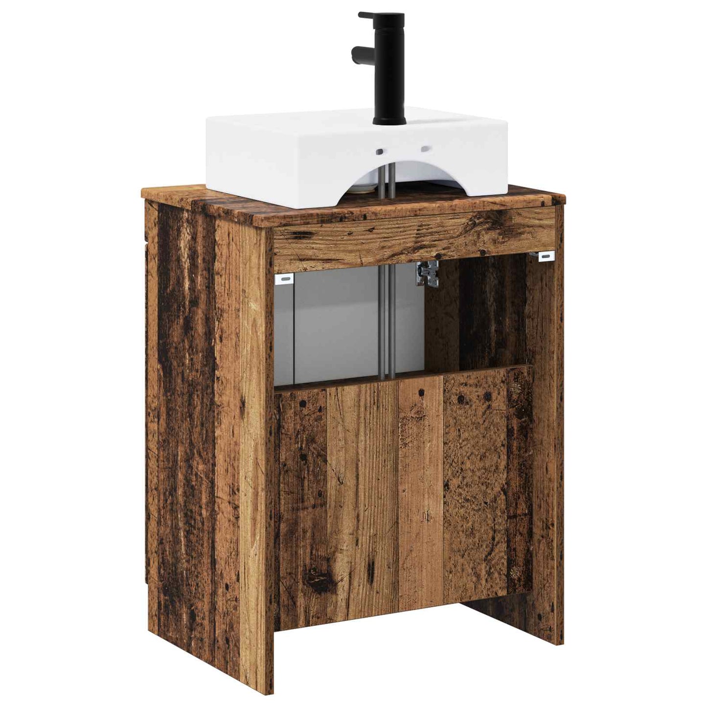 Bathroom Furniture Set Old Wood Engineered Wood