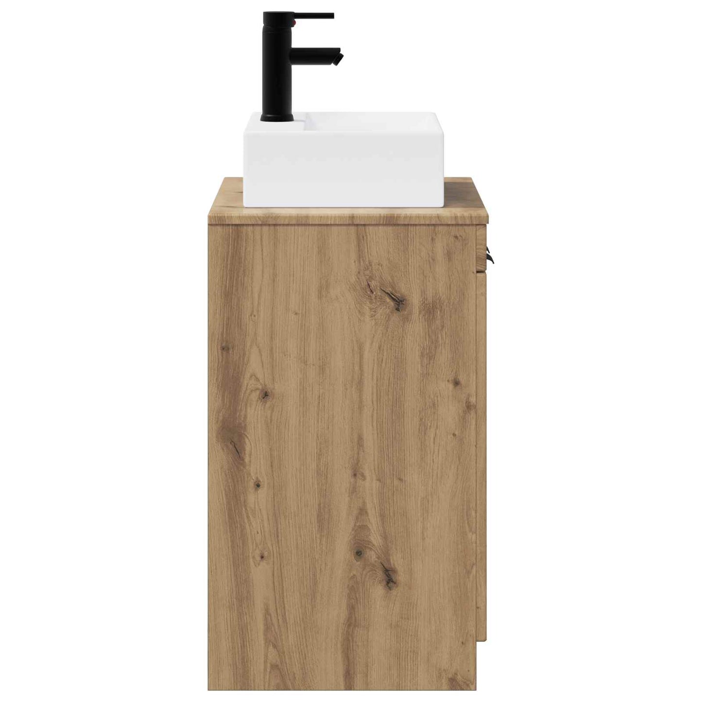 Bathroom Furniture Set Artisan Oak Engineered Wood