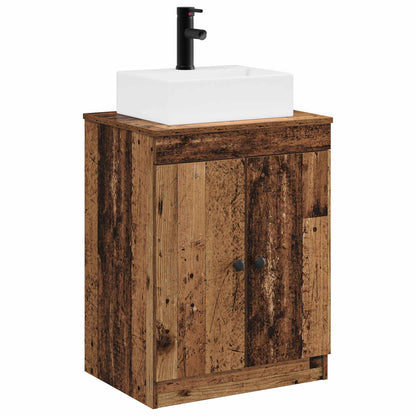 Bathroom Furniture Set Old Wood Engineered Wood