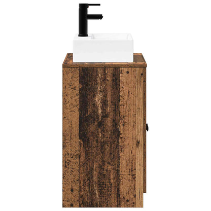 Bathroom Furniture Set Old Wood Engineered Wood
