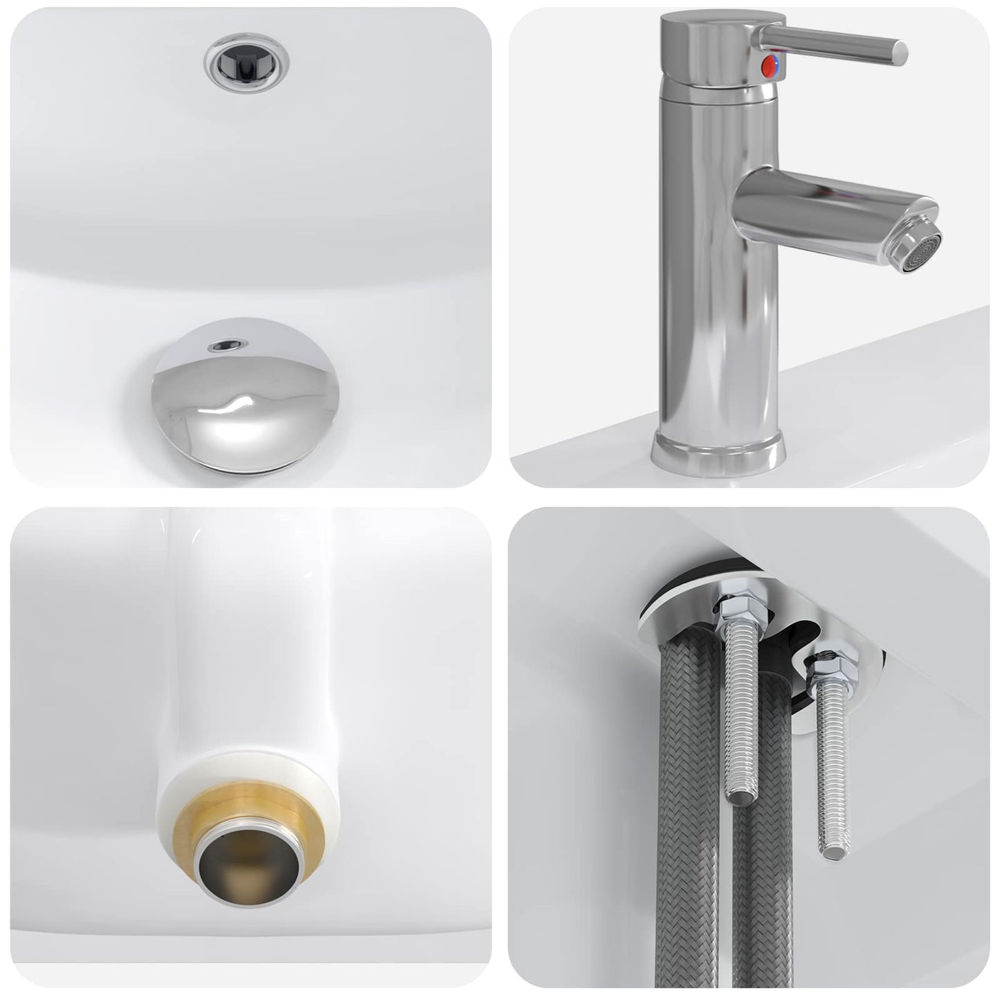 Bathroom Furniture Set White 61 x 40 x 84.5 cm Engineered Wood