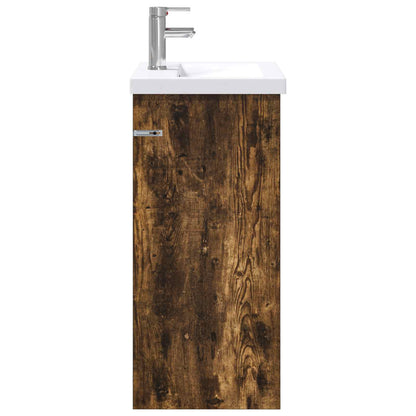 Bathroom Furniture Set Smoked Oak 61 x 40 x 84.5 cm