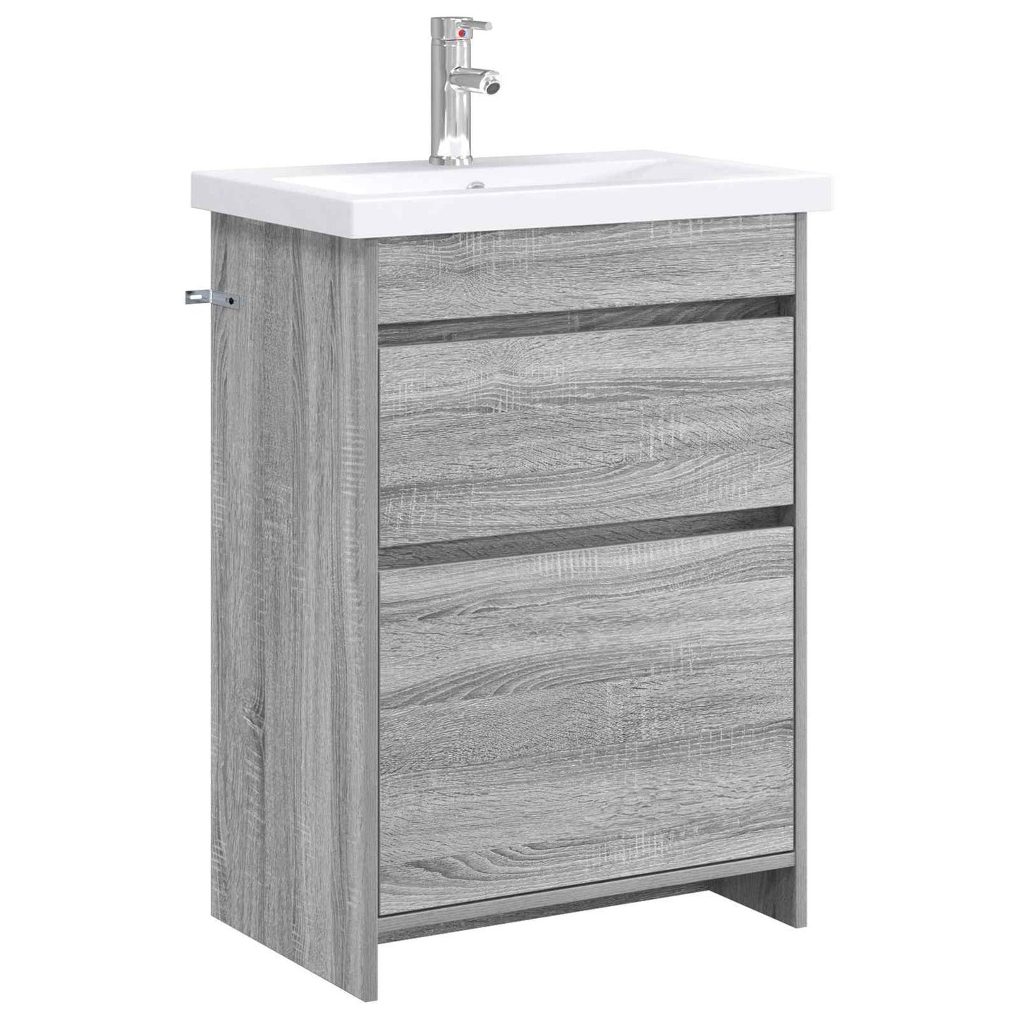 Bathroom Furniture Set Grey Sonoma 61 x 40 x 84.5 cm