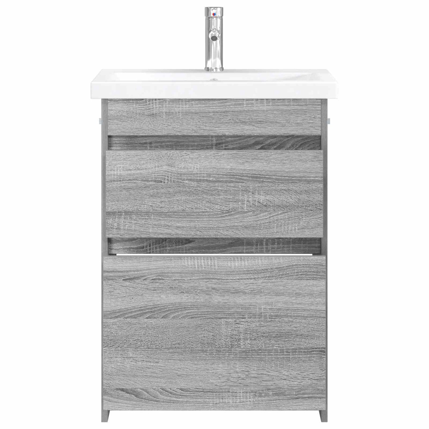 Bathroom Furniture Set Grey Sonoma 61 x 40 x 84.5 cm