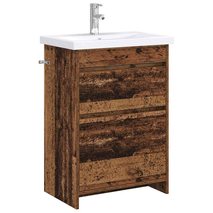 Bathroom Furniture Set Old Wood 61 x 40 x 84.5 cm