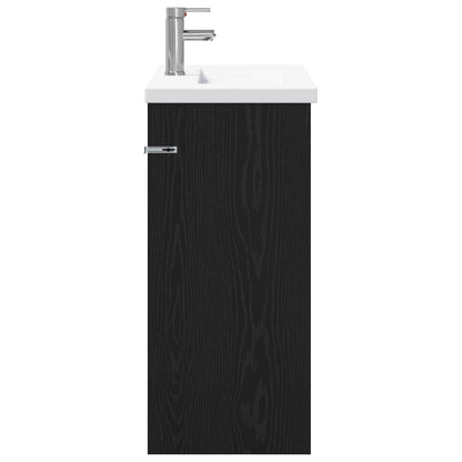 Bathroom Furniture Set Black Oak 81 x 40 x 84.5 cm