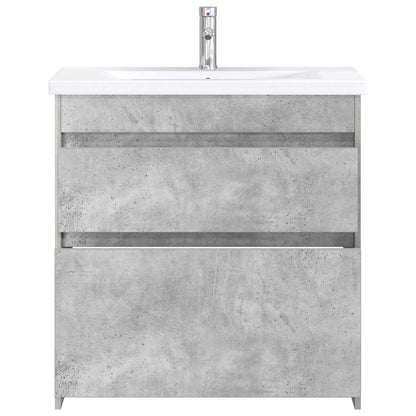 Bathroom Furniture Set Concrete Grey 81 x 40 x 84.5 cm