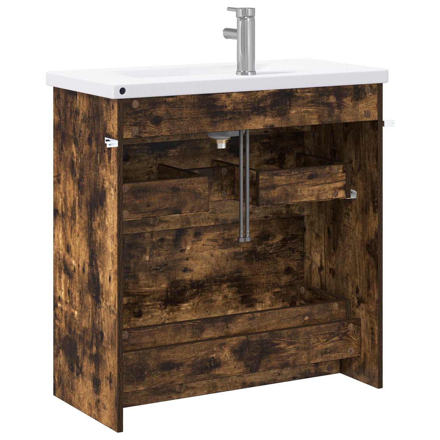 Bathroom Furniture Set Smoked Oak 81 x 40 x 84.5 cm