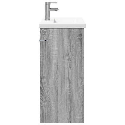 Bathroom Furniture Set Grey Sonoma 81 x 40 x 84.5 cm
