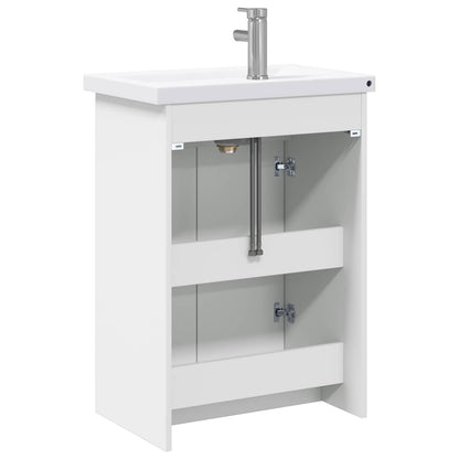 Bathroom Furniture Set White 61 x 40 x 84.5 cm Engineered Wood