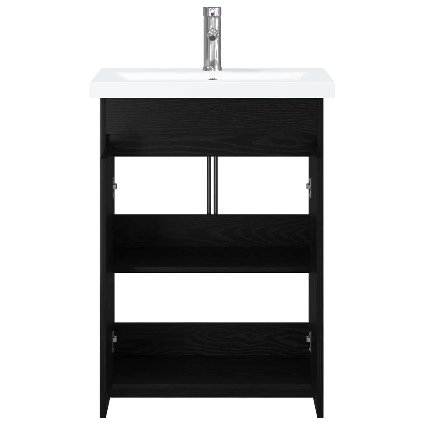 Bathroom Furniture Set Black Oak 61 x 40 x 84.5 cm
