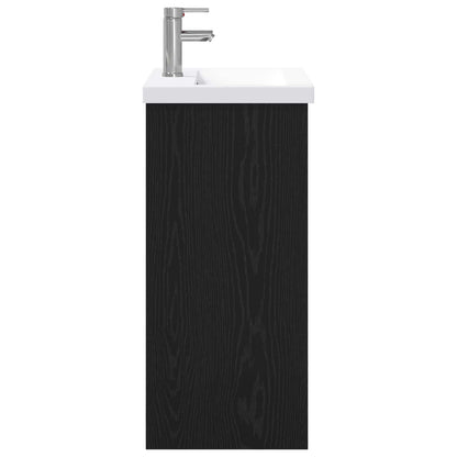 Bathroom Furniture Set Black Oak 61 x 40 x 84.5 cm