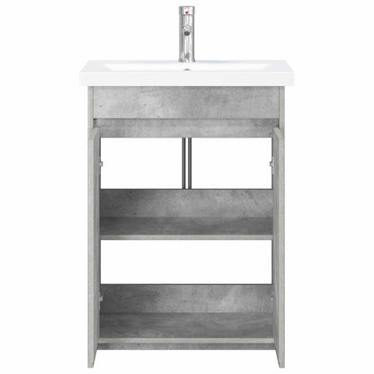 Bathroom Furniture Set Concrete Grey 61 x 40 x 84.5 cm