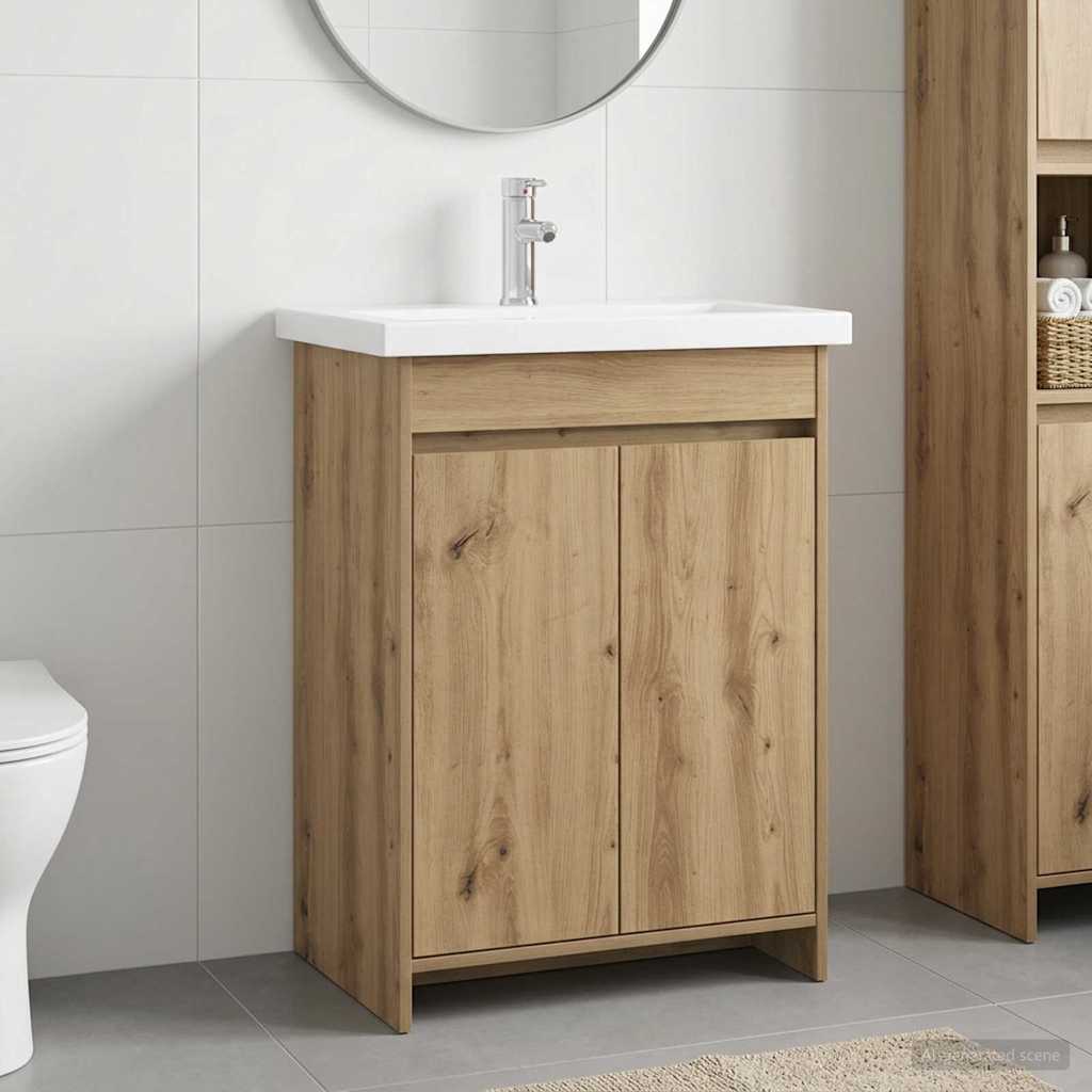 Bathroom Furniture Set Artisan Oak 61 x 40 x 84.5 cm